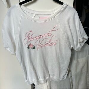 BAN.DO white short sleeve sweater